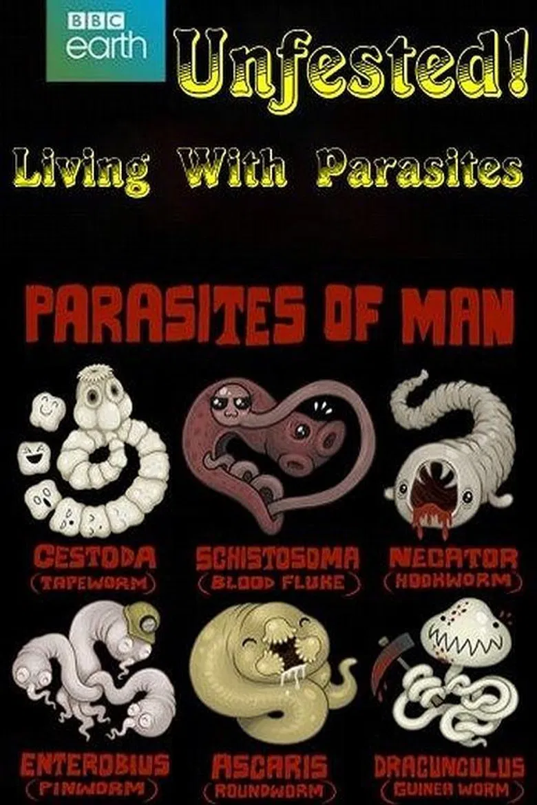 Infested! Living With Parasites poster background
