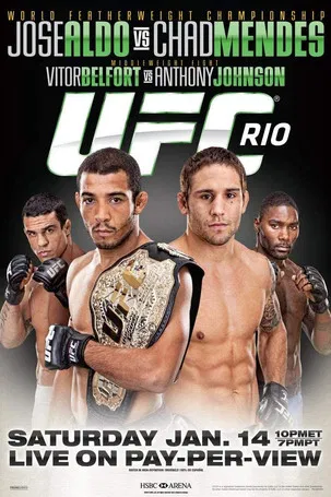 UFC 142: Aldo vs. Mendes poster background