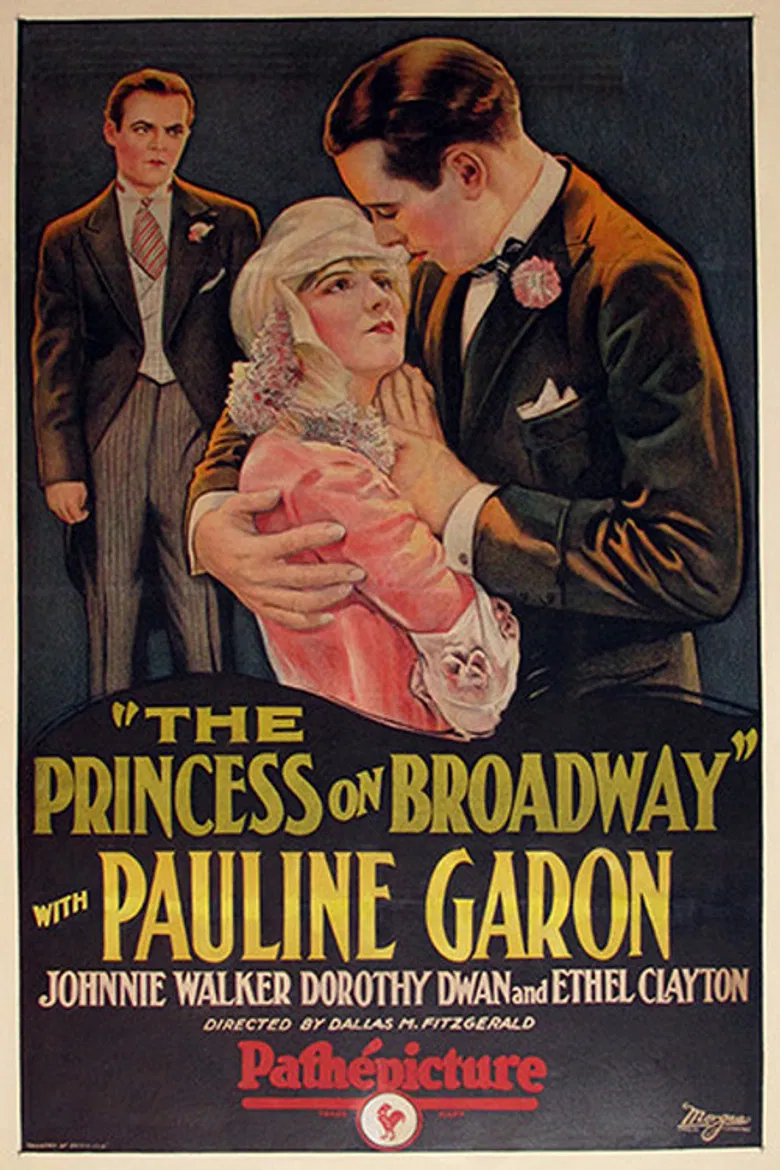 The Princess on Broadway poster background