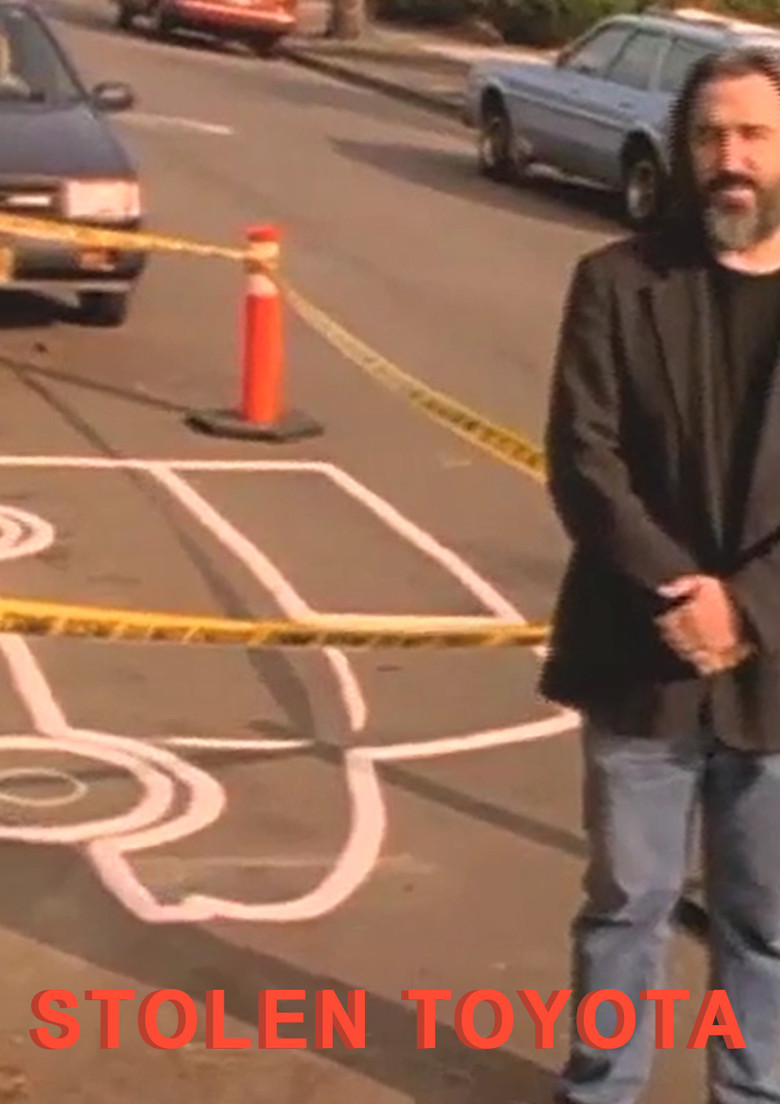 Stolen Toyota poster background