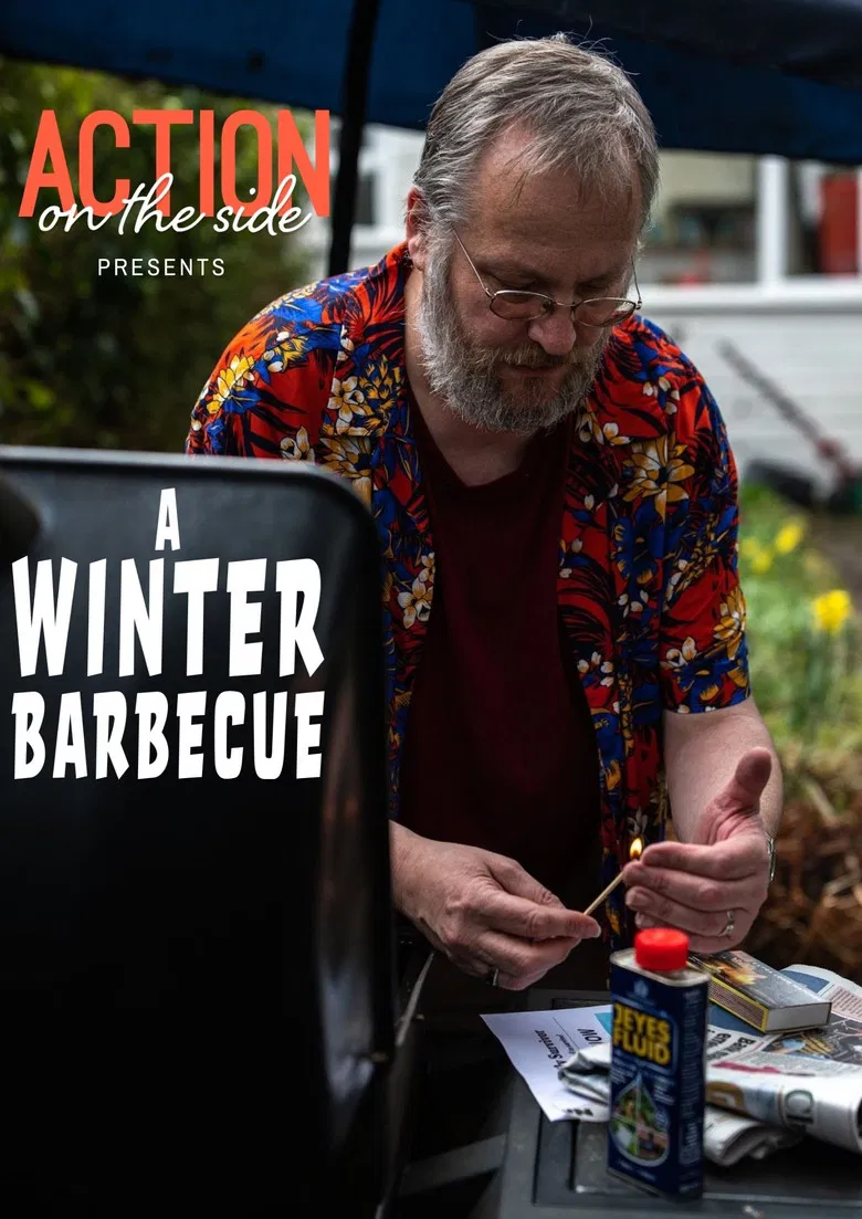 A Winter Barbecue poster background