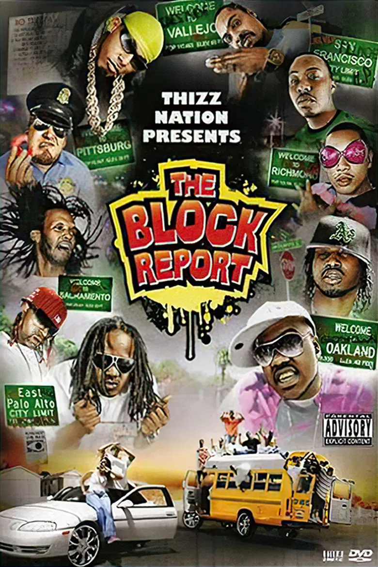Thizz Nation Presents - The Block Report poster background