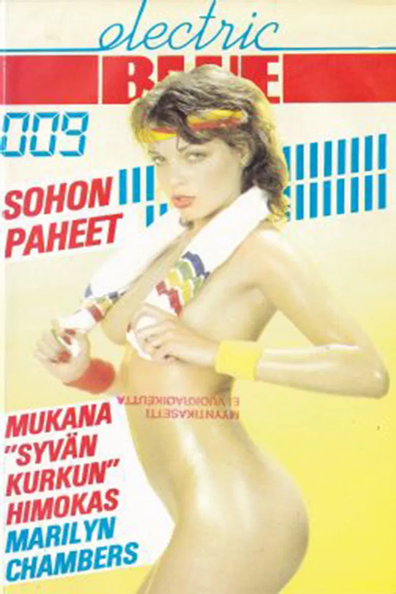 Electric Blue 009 poster background