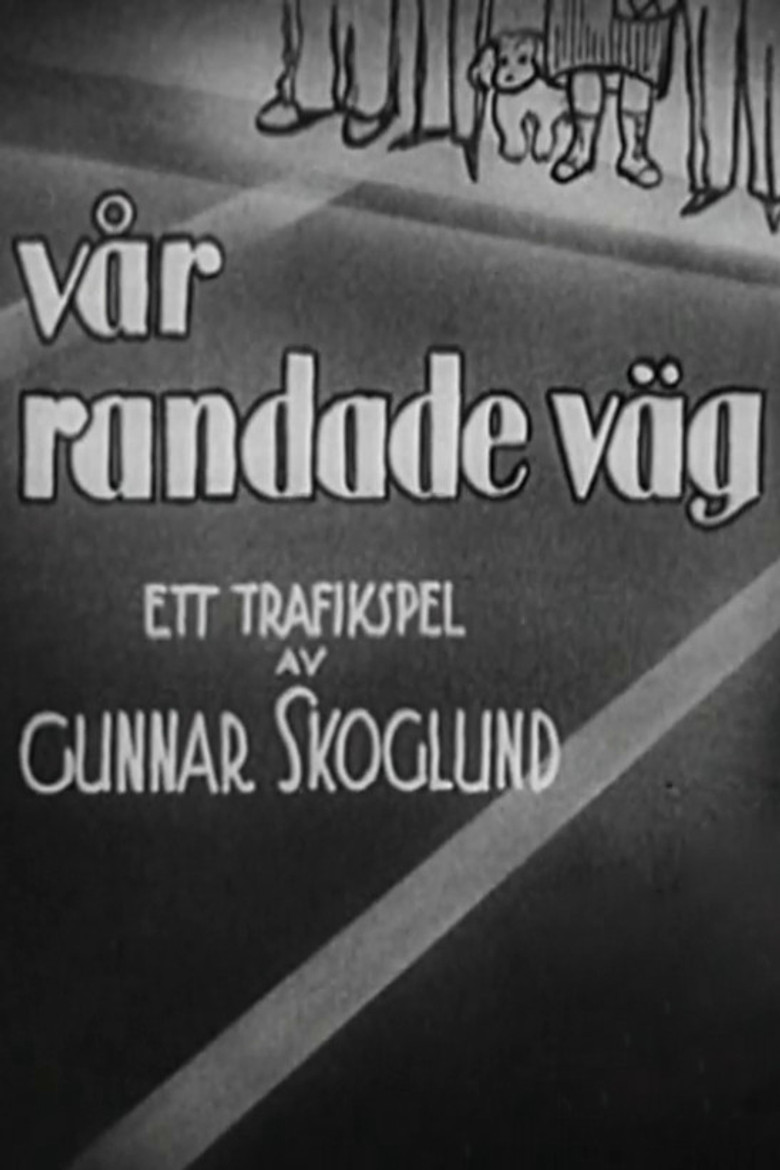 Vår randade väg poster background