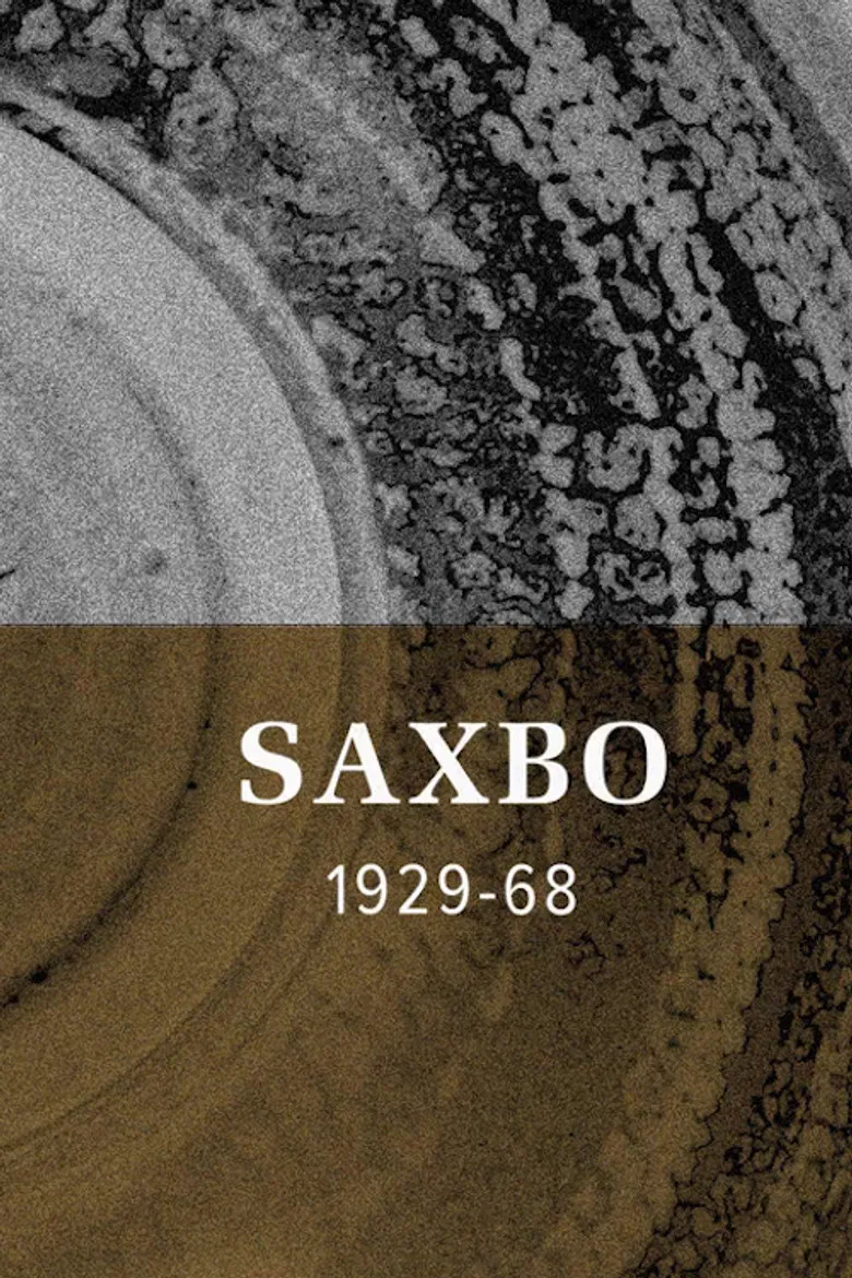 SAXBO 1929-68 poster background