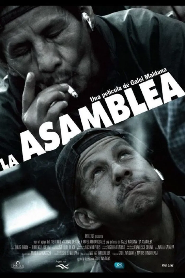 La asamblea poster background