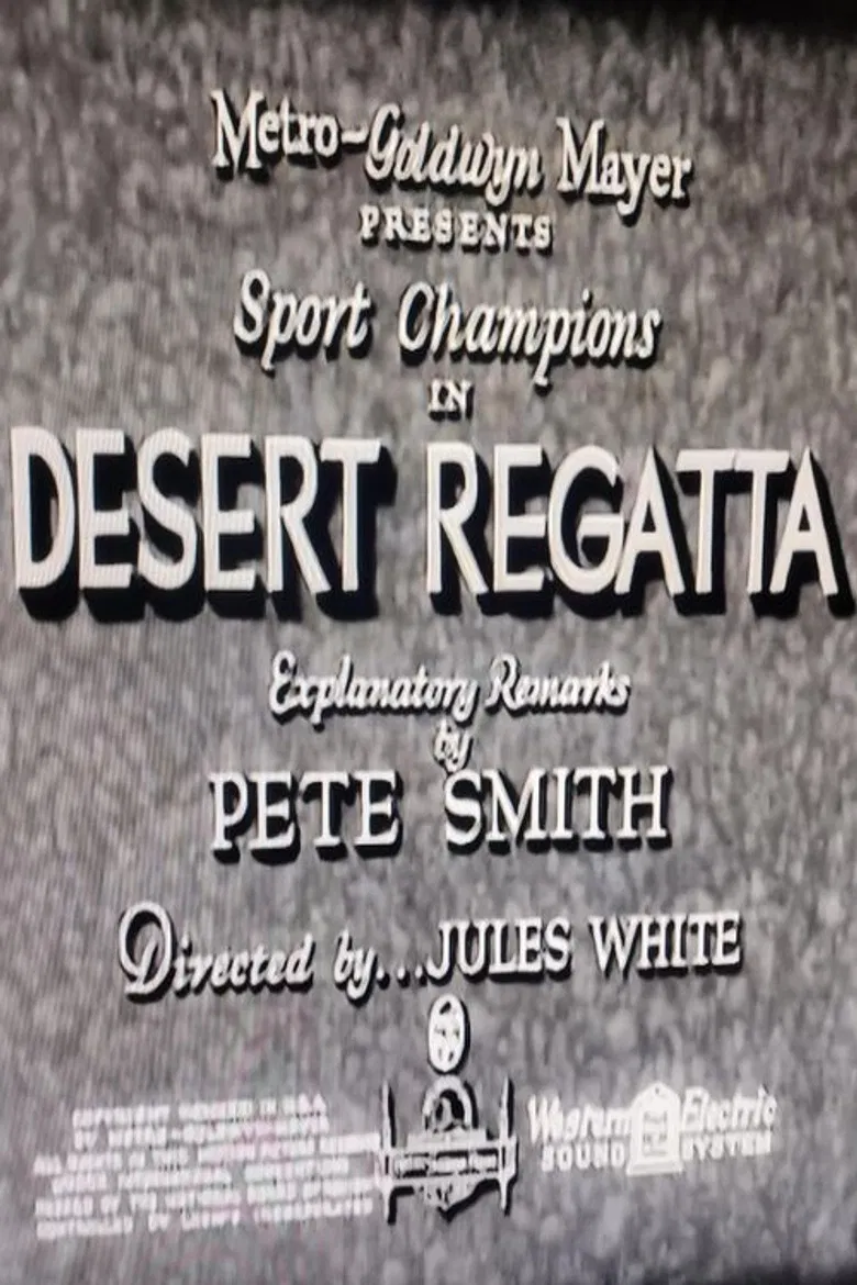 Desert Regatta poster background