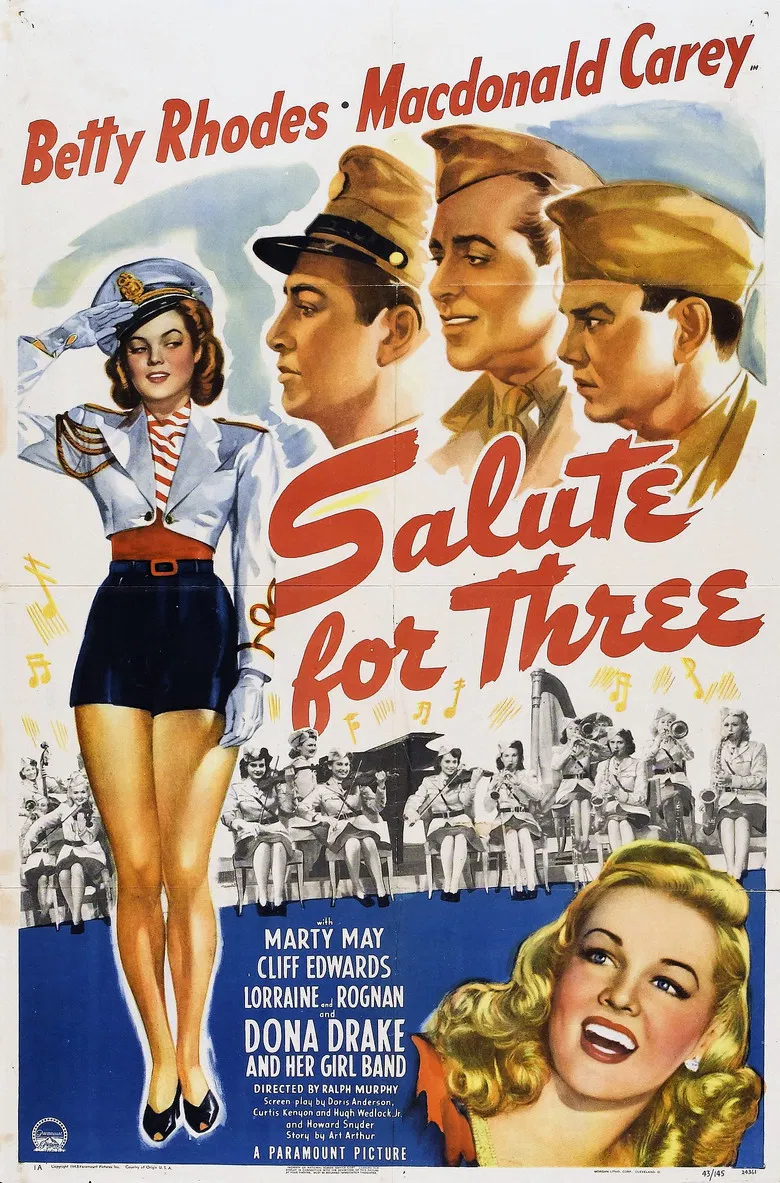 Salute for Three poster background