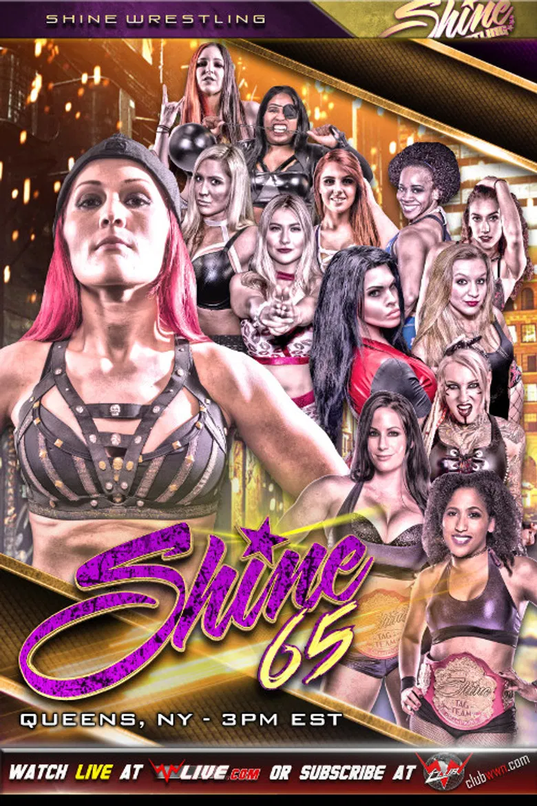 SHINE 65 poster background