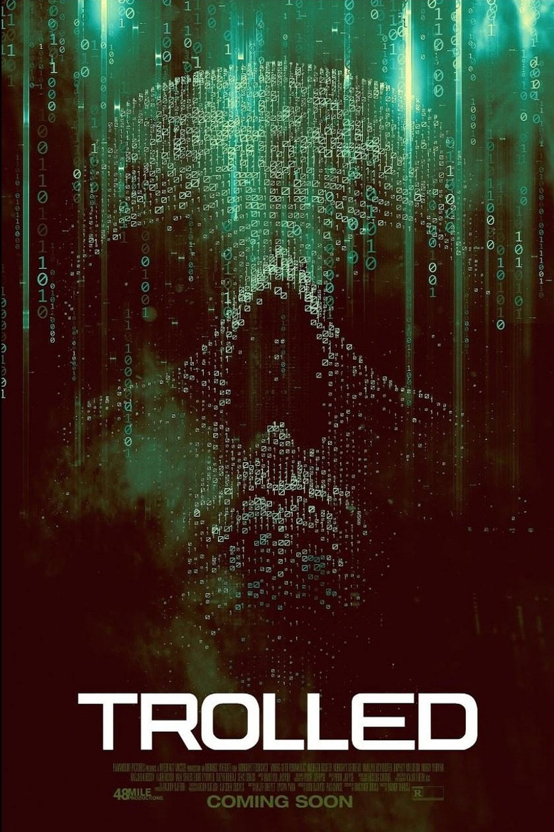 Trolled poster background