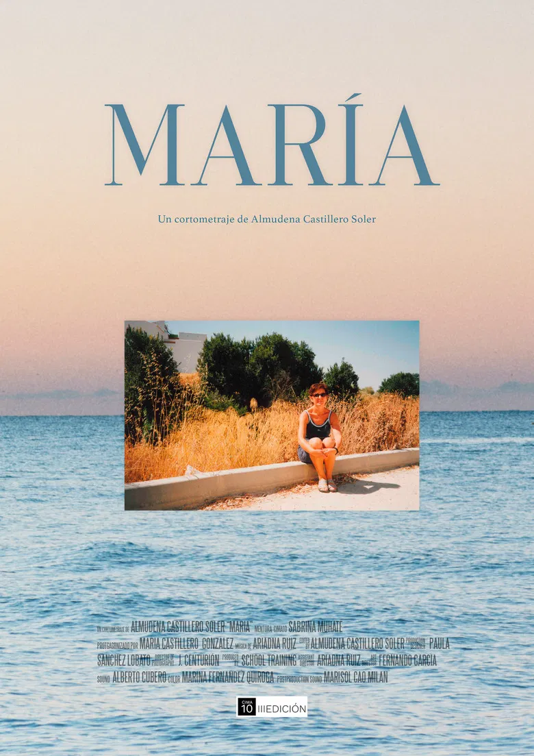 María poster background