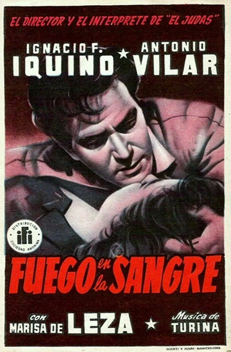 Fuego en la sangre poster background