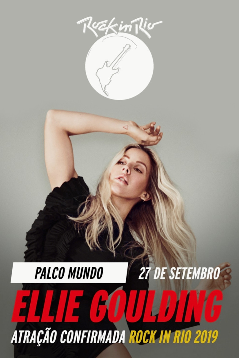 Ellie Goulding: Rock in Rio poster background
