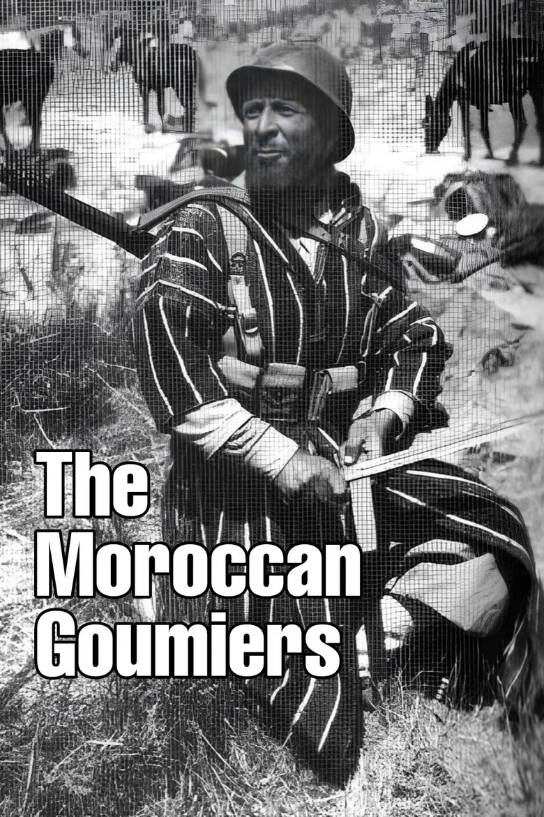 Les goumiers marocains poster background