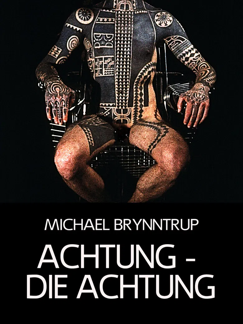 Achtung poster background
