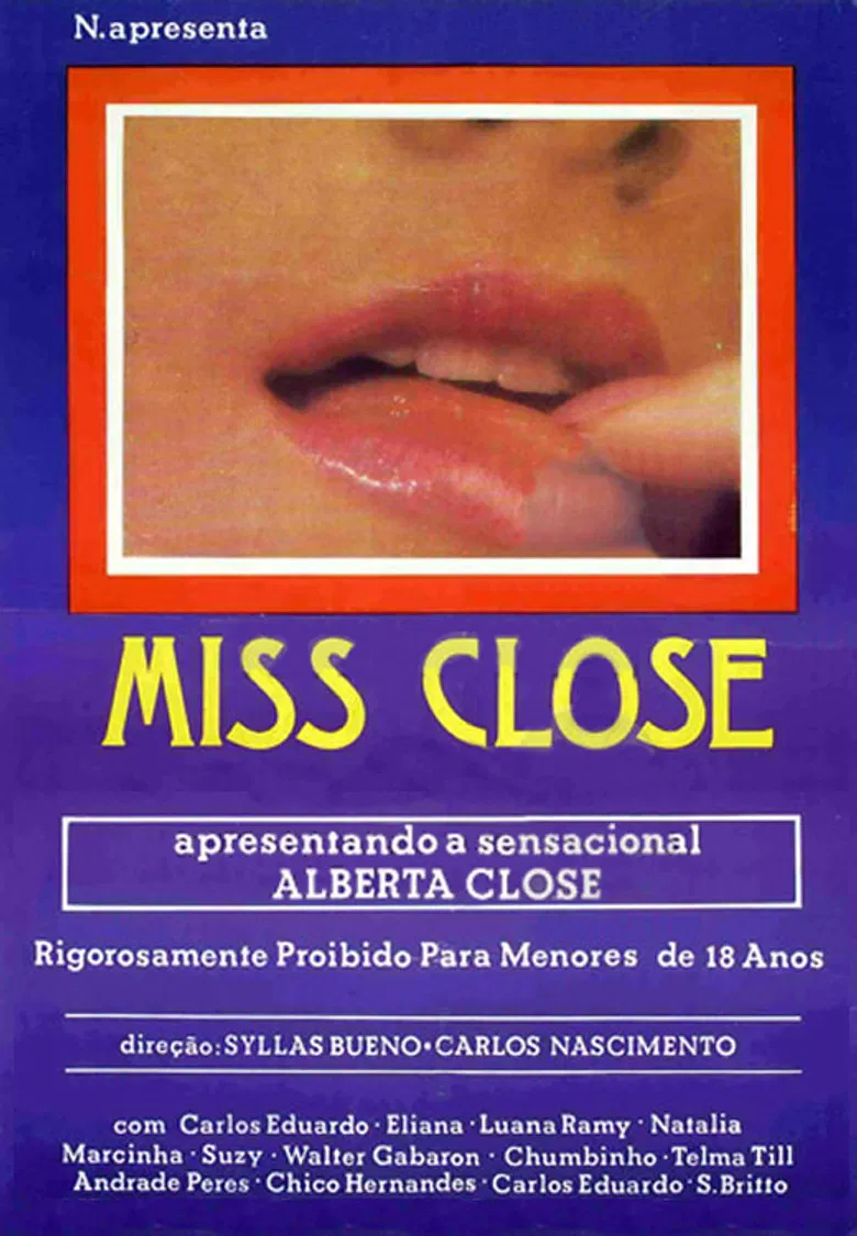Miss Close poster background