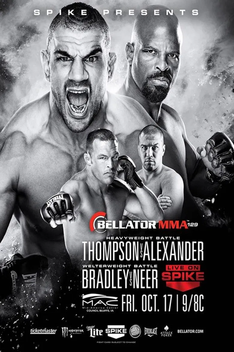 Bellator 129 poster background