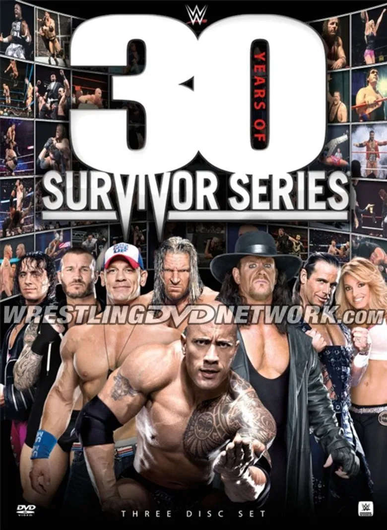 WWE: 30 Years of Survivor Series poster background