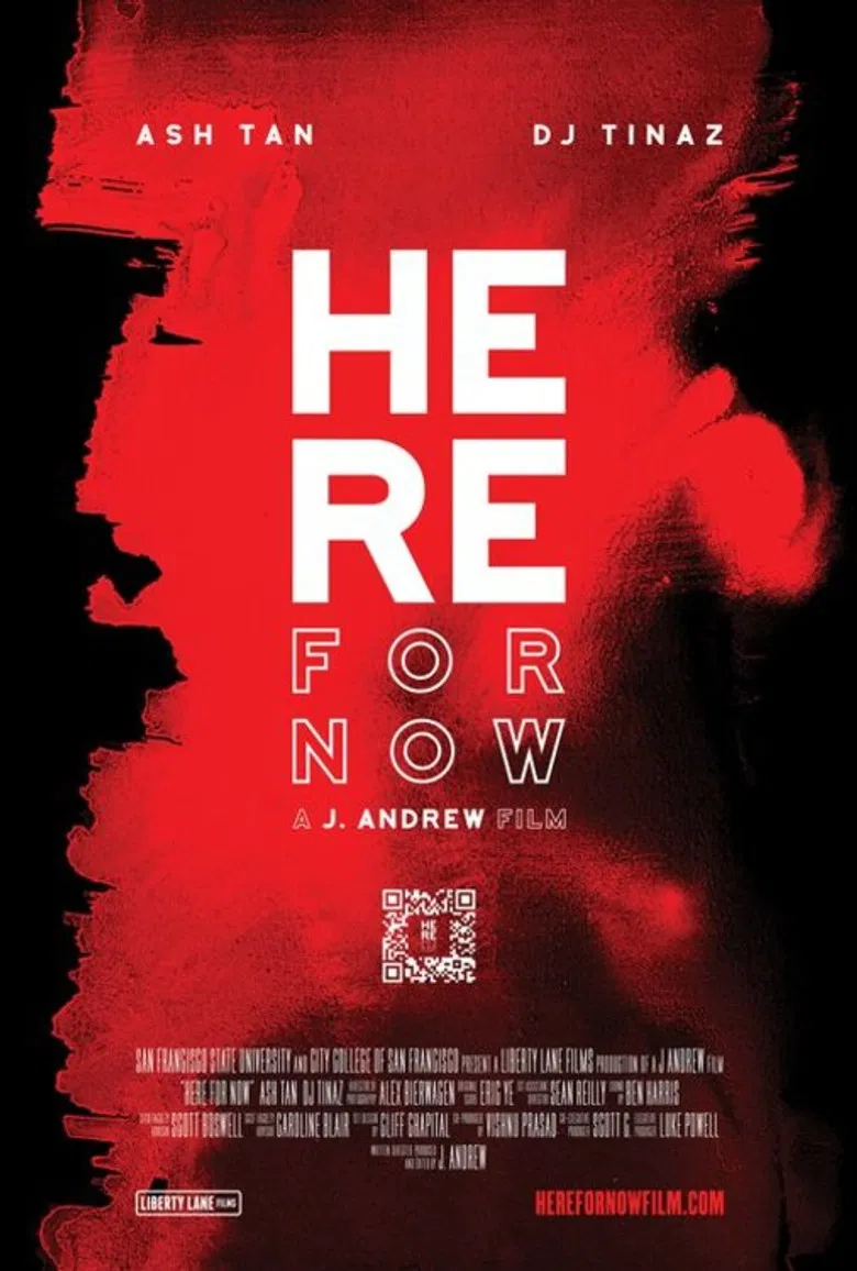 Here for Now poster background