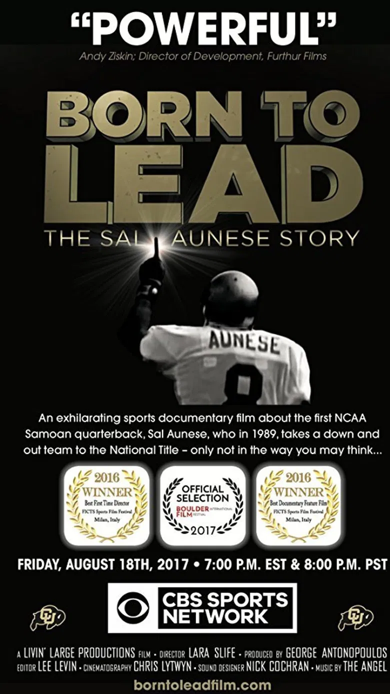 Born to Lead:  The Sal Aunese Story poster background