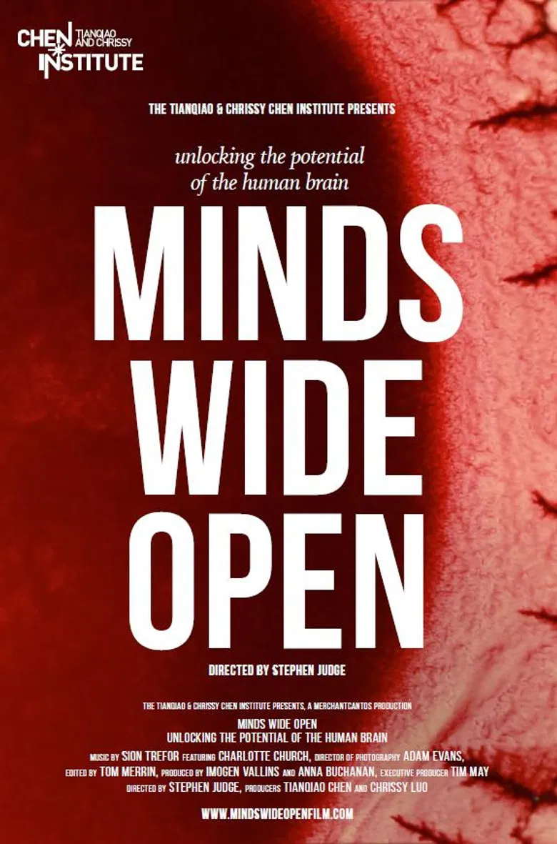 Minds Wide Open: unlocking the potential of the human brain poster background