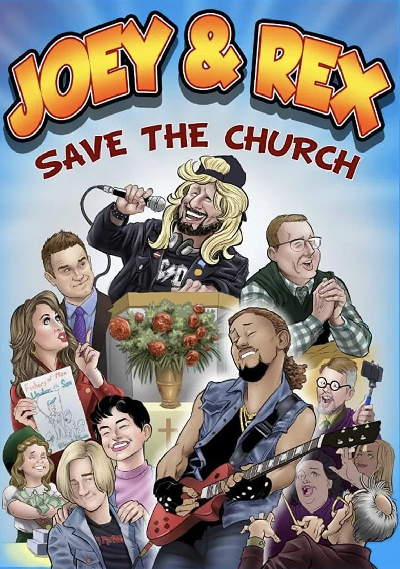 Joey & Rex Save the Church poster background