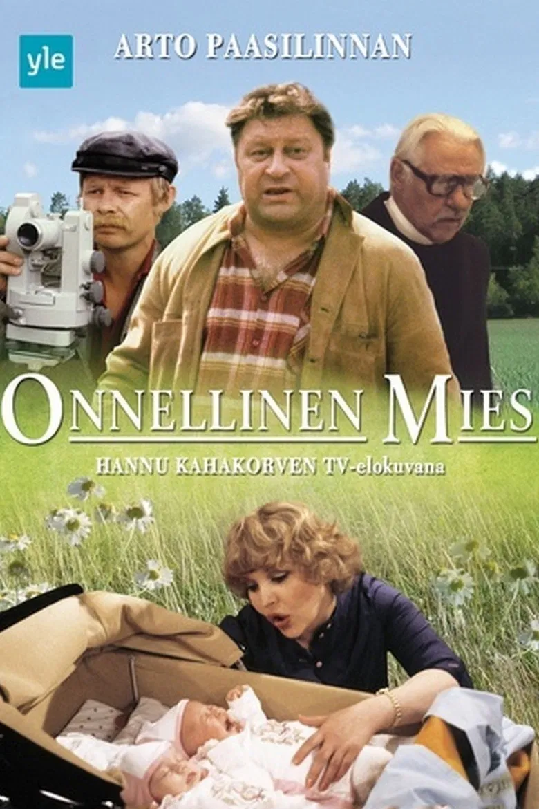 Onnellinen mies poster background