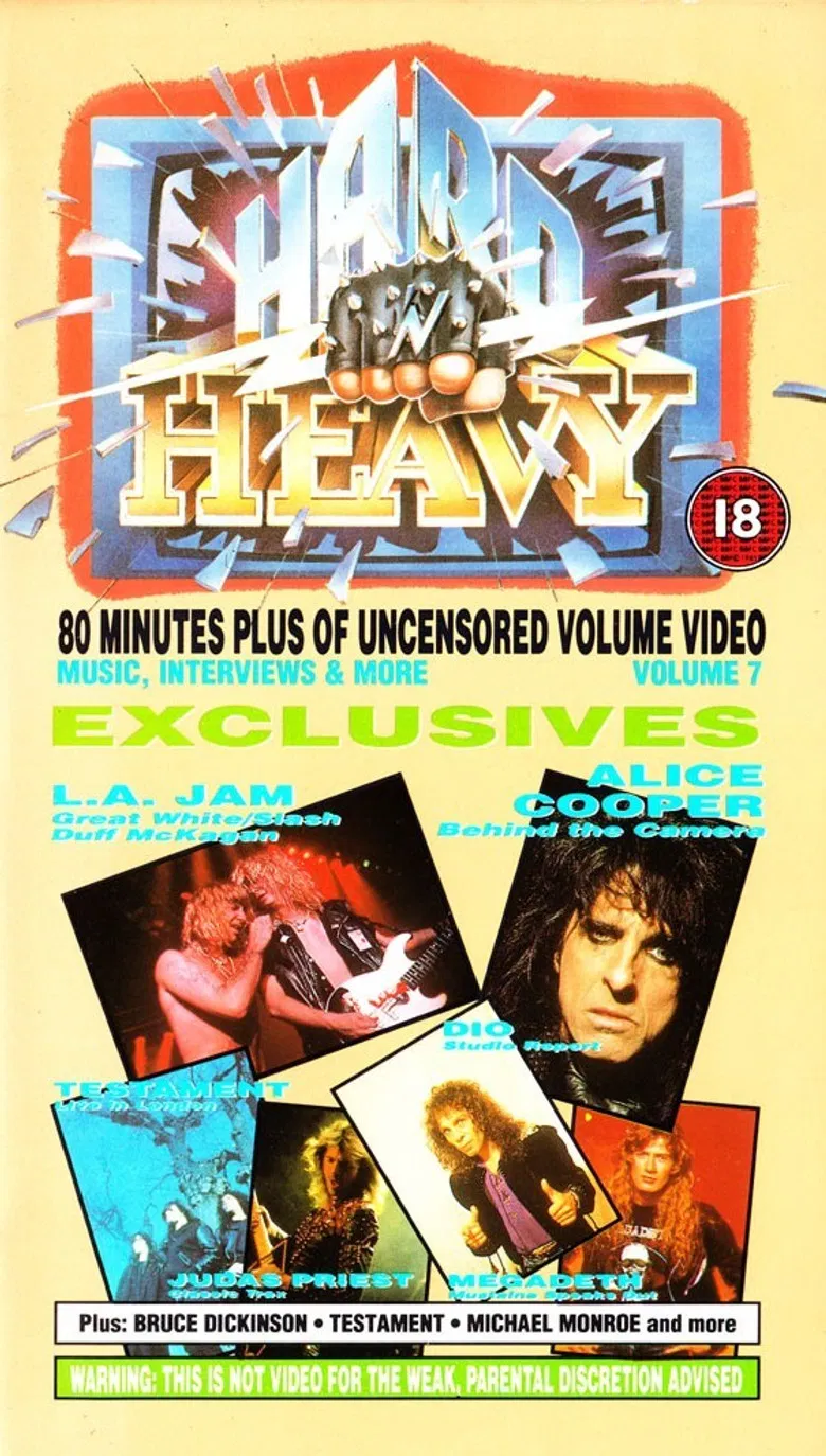 Hard 'N Heavy Volume 7 poster background