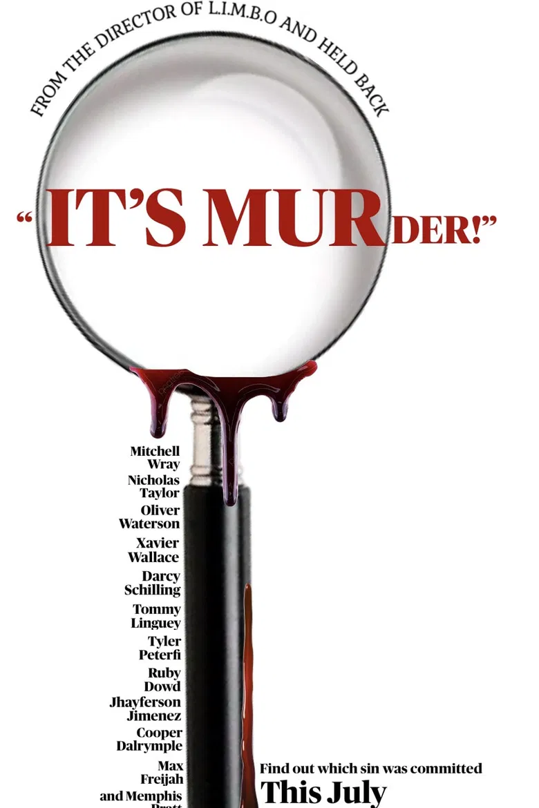 "It's Murder!" poster background
