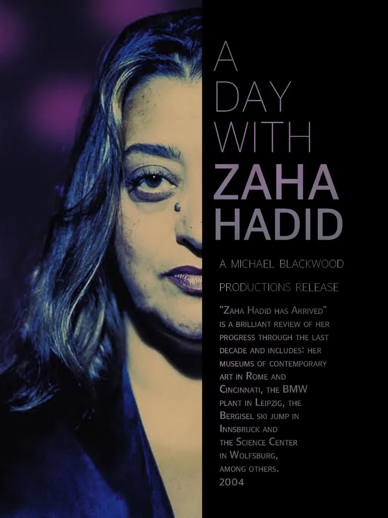 A Day with Zaha Hadid poster background