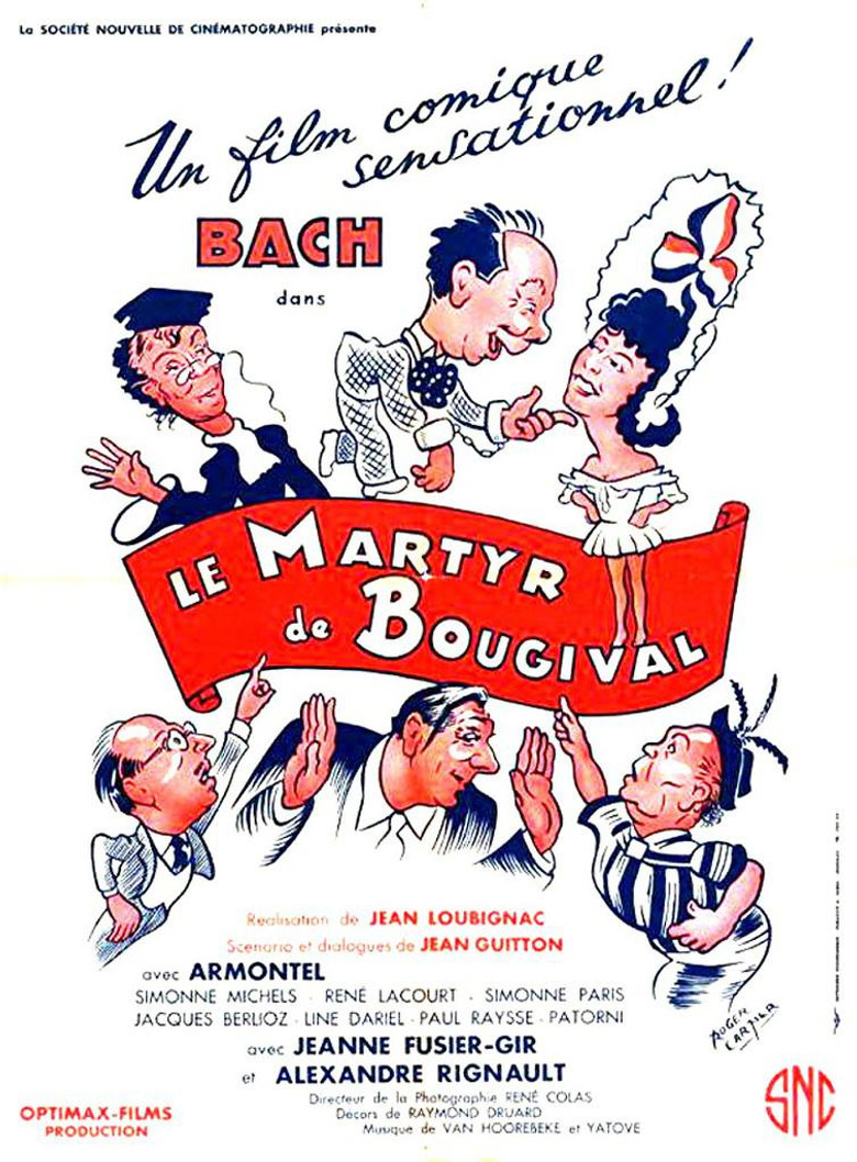 The Martyr of Bougival poster background