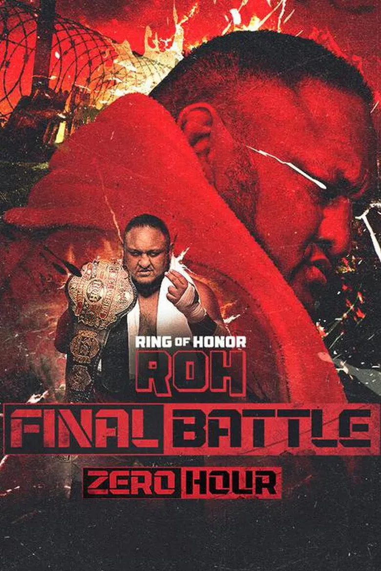 ROH Final Battle 2022 - Zero Hour poster background