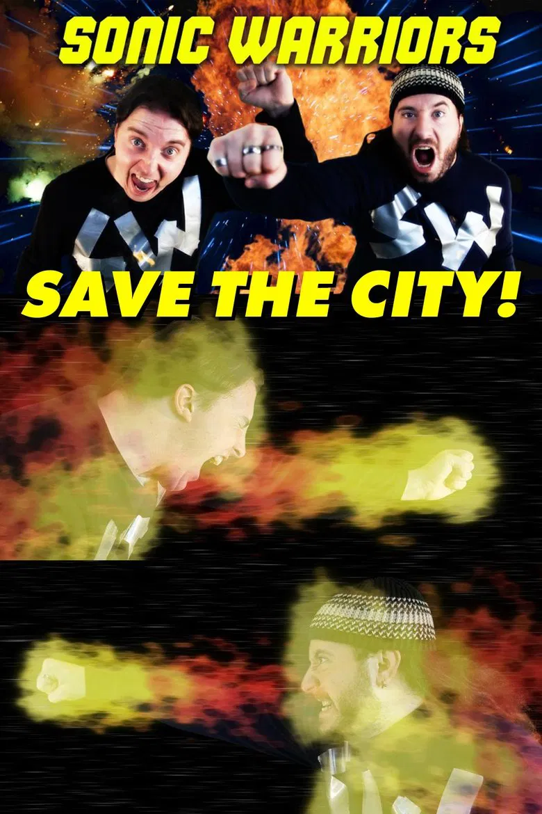 Sonic Warriors Save the City! poster background