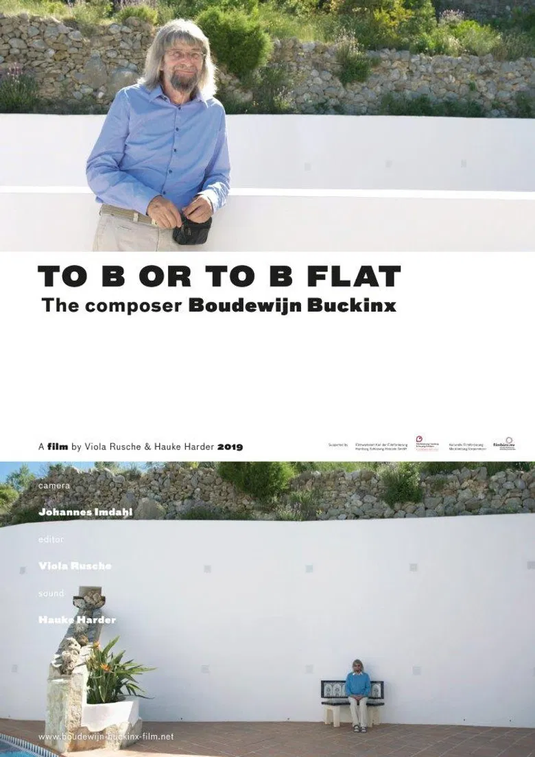 To B or to B Flat - the composer Boudewijn Buckinx poster background
