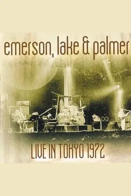 Emerson, Lake & Palmer ‎- Live In Tokyo 1972 poster background