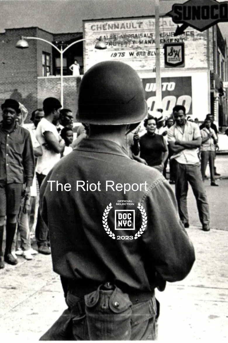 The Riot Report poster background