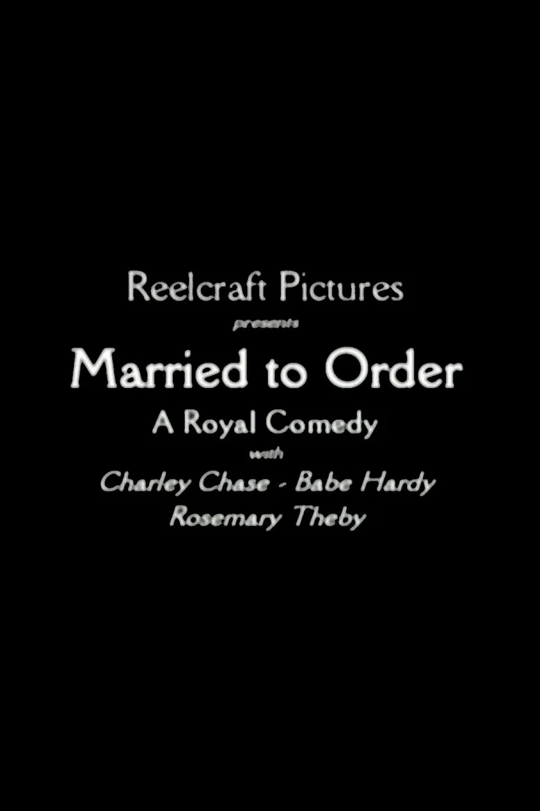Married to Order poster background