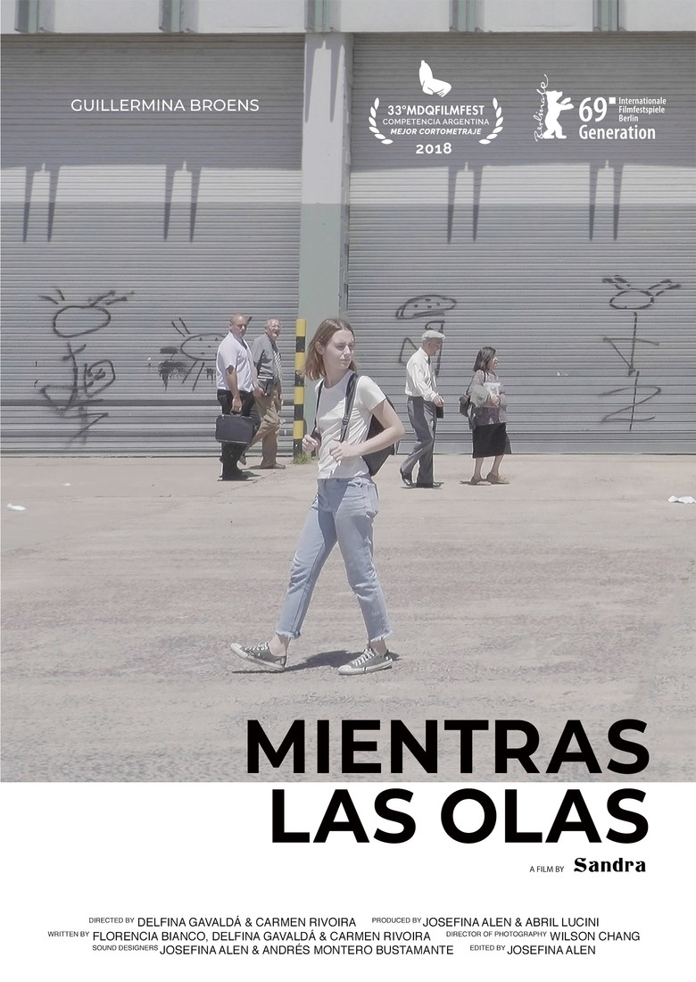 meanwhile the waves poster background