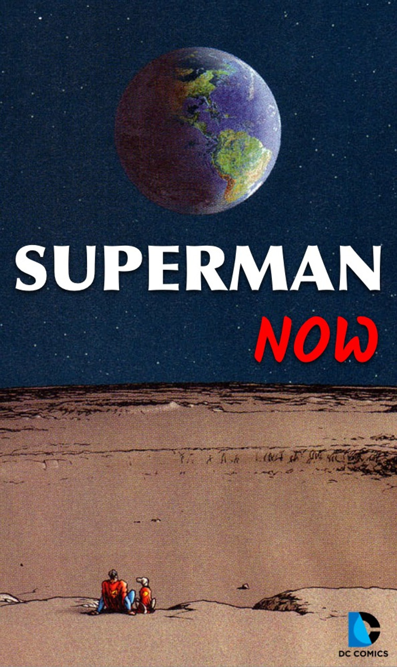 Superman Now poster background