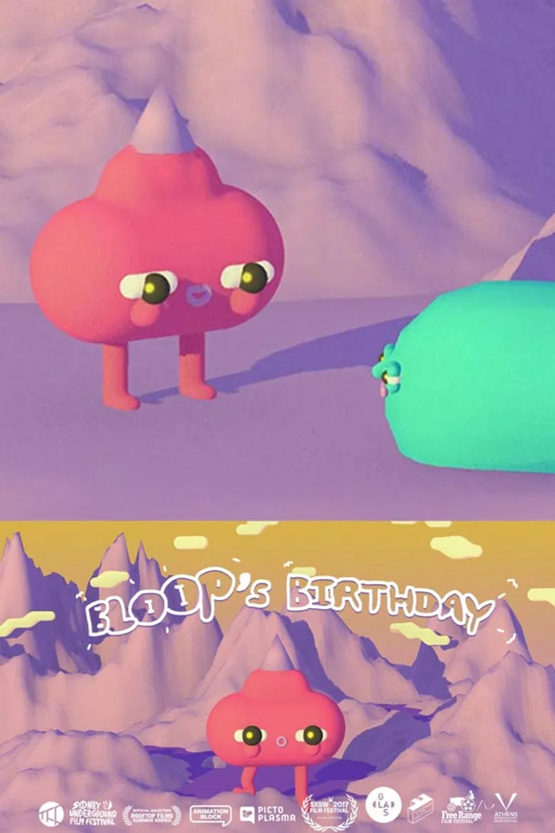 Bloop's Birthday poster background