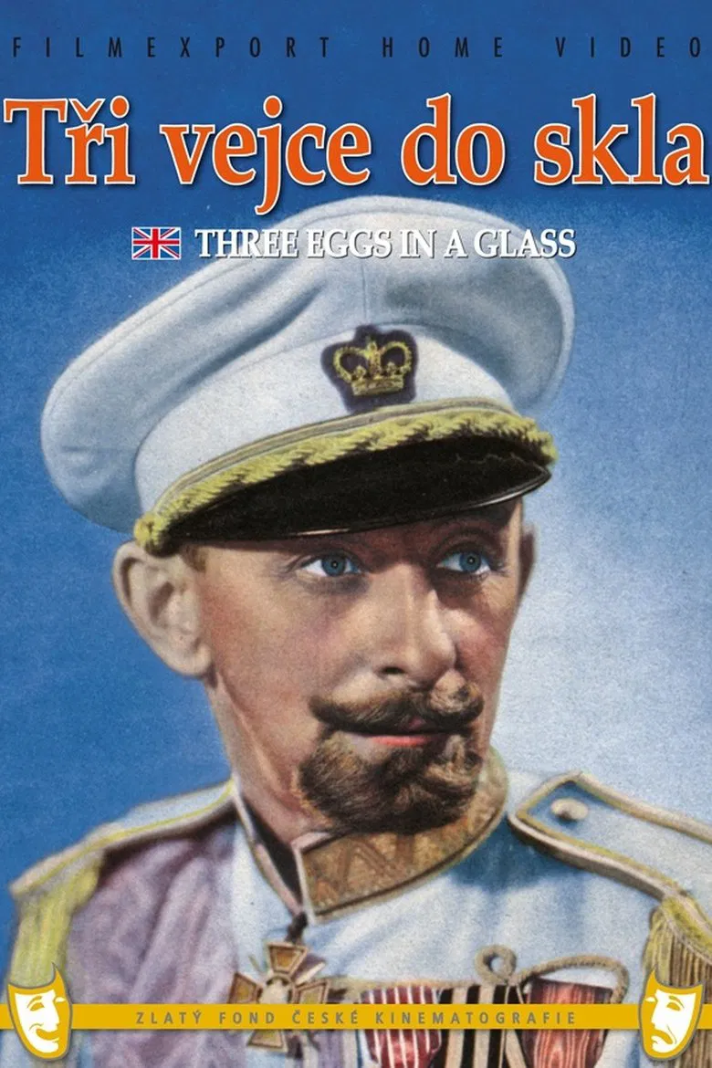 Three Eggs in a Glass poster background