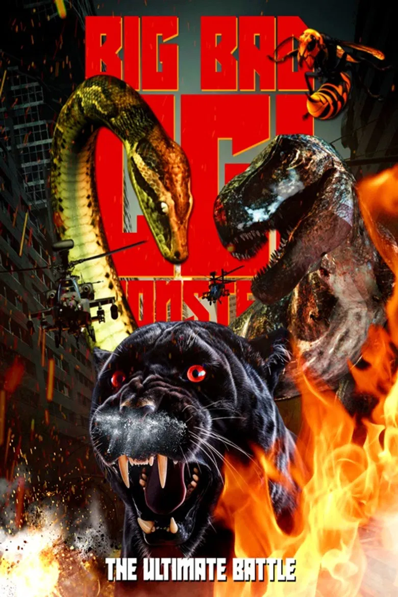 Big Bad CGI Monsters poster background