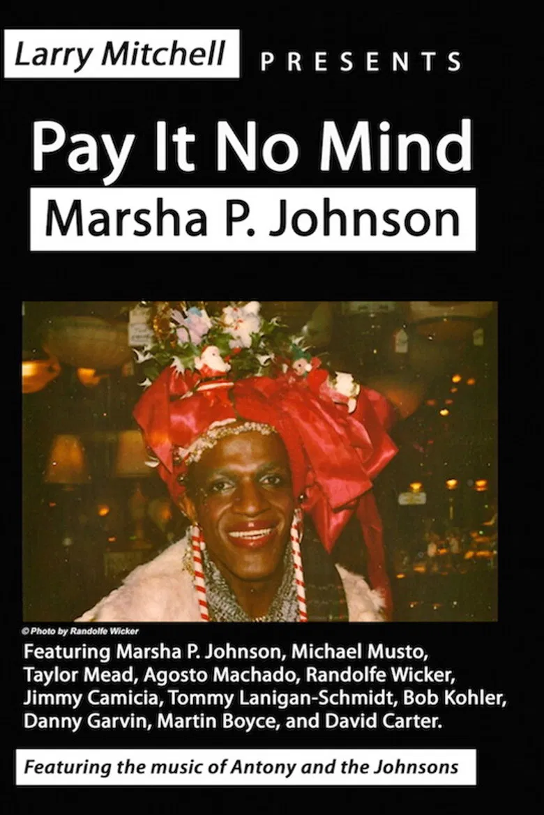 Pay It No Mind: Marsha P. Johnson poster background