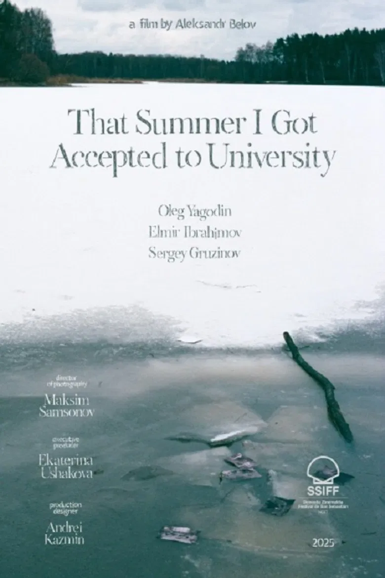 That Summer I Got Accepted to University poster background