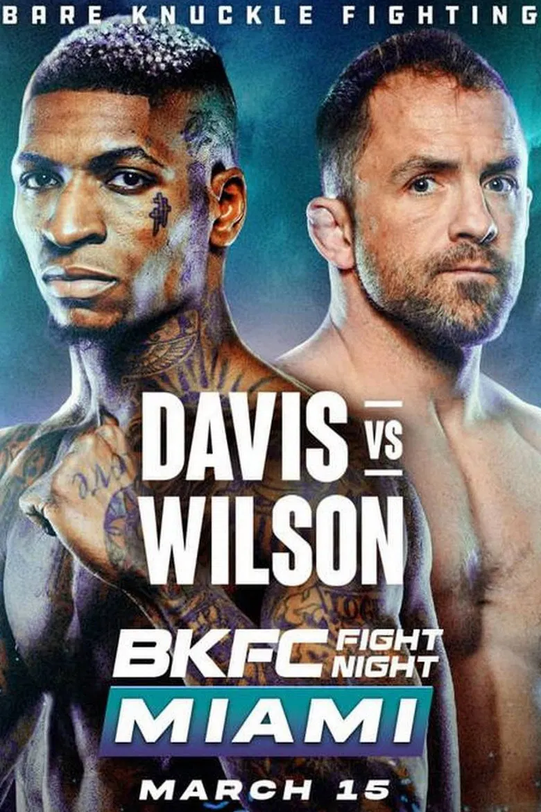 BKFC Fight Night Miami: Davis vs. Wilson poster background