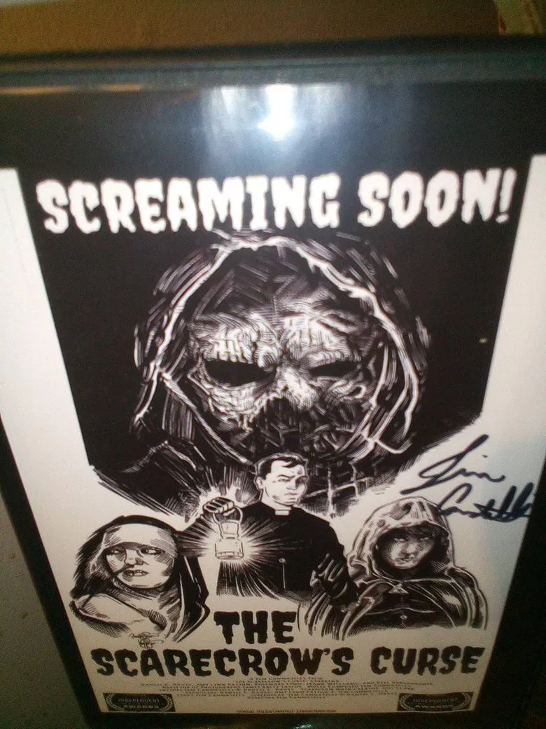 The Scarecrow's Curse poster background