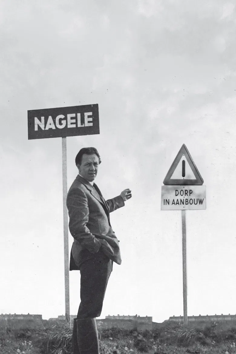 A New Village on New Land poster background