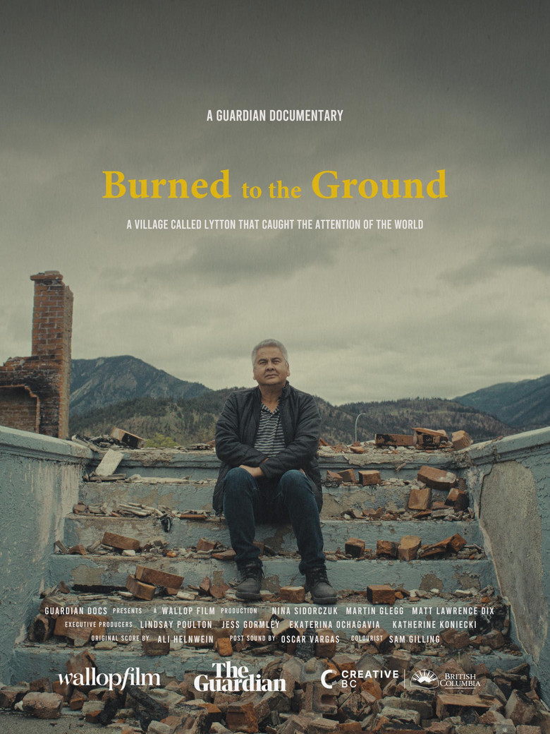 Burned to the Ground poster background