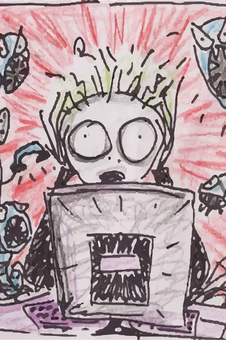 The other side of the line poster background