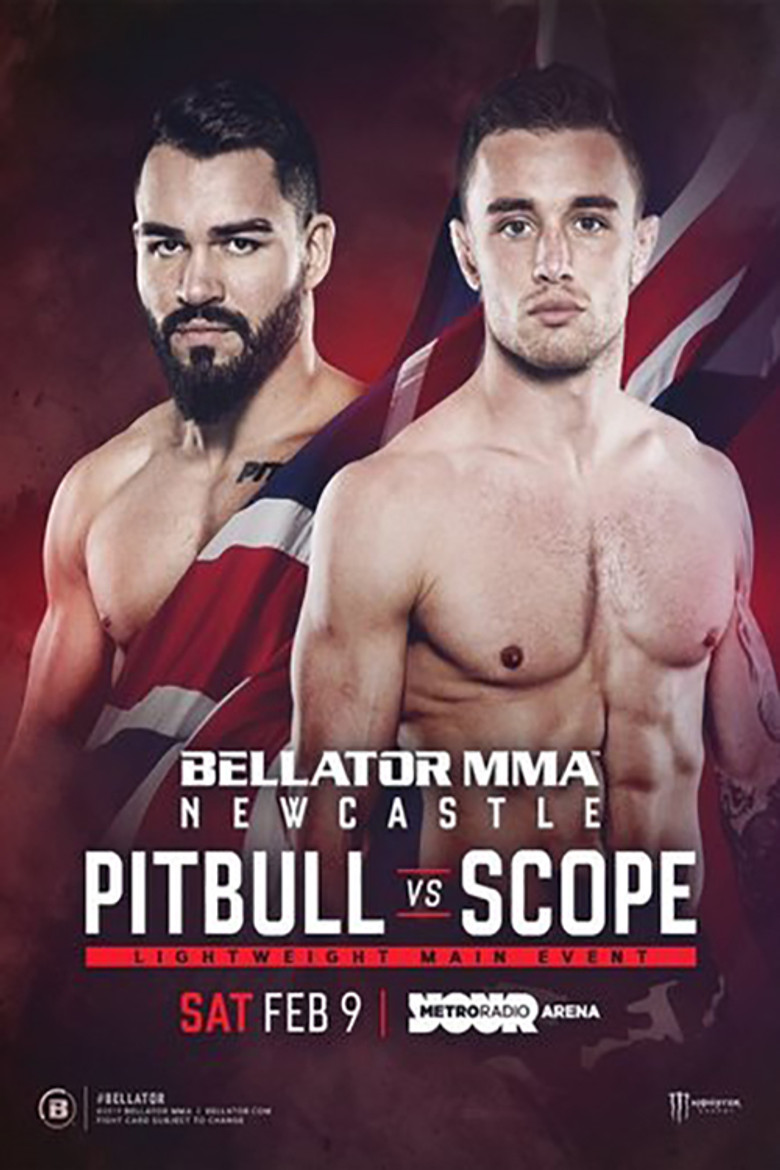 Bellator Newcastle: Pitbull vs. Scope poster background